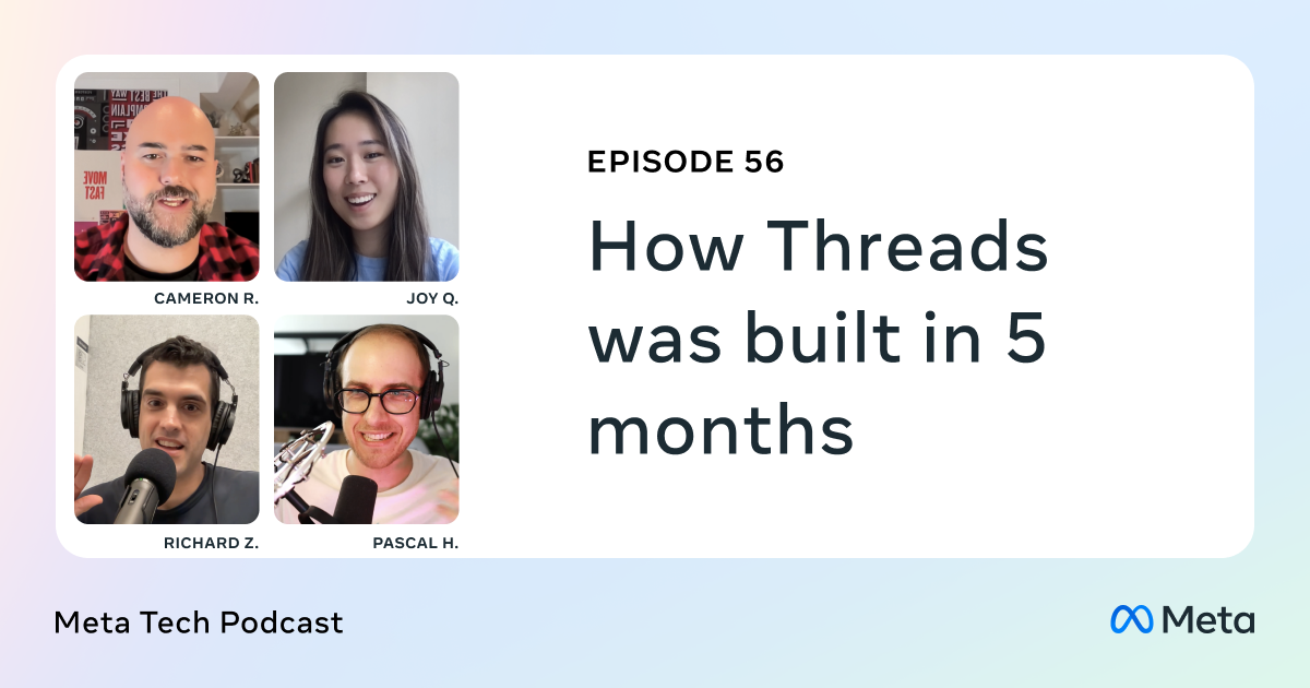 Meta Tech Podcast episode 56